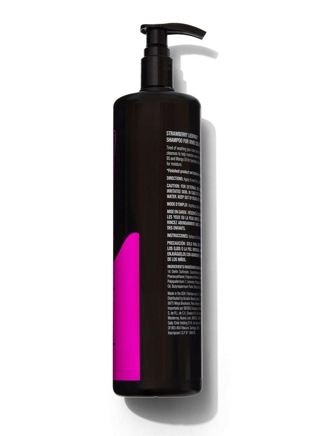 Strawberry Leopard Shampoo for Vivid Color, Repairs and Rejuvenates Hair, All Hair Types & Textures, Vegan, Gluten, CrueltyFree, 33.8 Fl Oz - Image 2